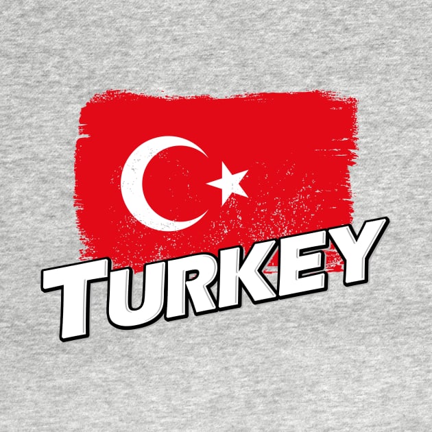 Turkey flag by PVVD